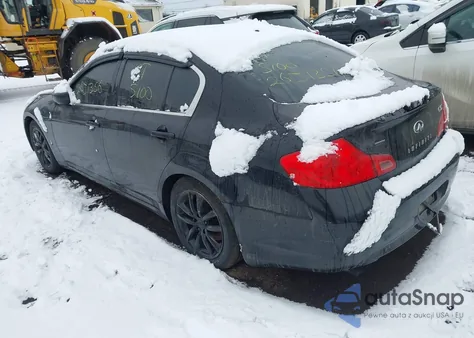 2009 Infiniti G37X z USA, uszkodzony, nr VIN JNKCV61F19M051306